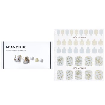 Mavenir Nail Sticker (Patterned) - # Powder Of Gold Pedi