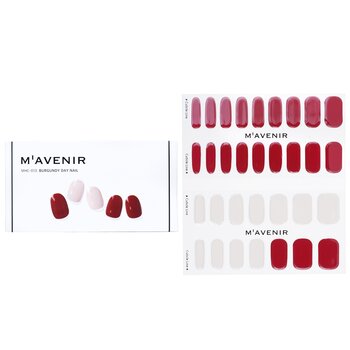 Mavenir Nail Sticker (Red) - # Burgundy Day Nail