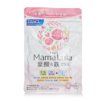 Fancl Mama Lula Folic Acid & Iron Plus Supplement 30 Days