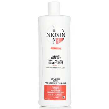 Nioxin Derma Purifying System 4 Scalp Therapy Revitalizing Step 2 Conditioner (Colored Hair, Progressed Thinning, Color Safe)