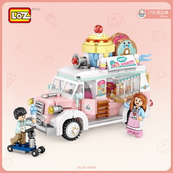 LOZ Mini Blocks - Dessert Cart Building Bricks Set