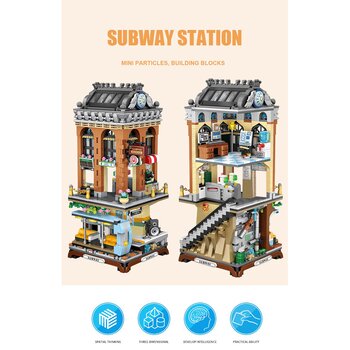 LOZ Mini Blocks - Subway Station