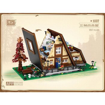 Loz LOZ Mini Blocks - Triangle Cabin Building Bricks Set