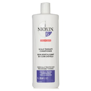 Nioxin Density System 6 Scalp Therapy Conditioner (Chemically Treated Hair, Progressed Thinning, Color Safe)