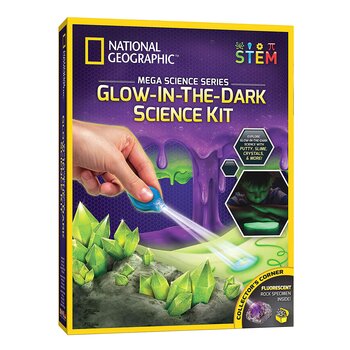 National Geographic 300548 Mega Science Lab Glow-in-the-Dark Science Kit