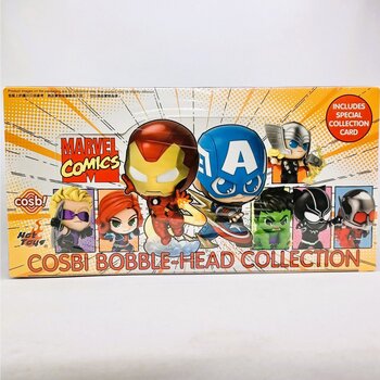 Hot Toy Avengers Cosbi Bobble-Head Collection (Case of 8 Blind Boxes)