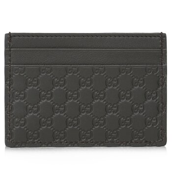 Gucci Microguccissim a Card Holder 262837 - Brown