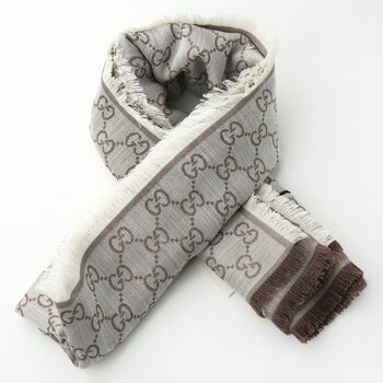 Square Scarf 281942 Beige/L. Brown