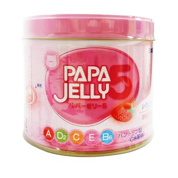 PAPA JELLY 5 Japan Liver Oil Pills (Strawberry Flavor) -120 capsules ( new and old packaging is in random)
