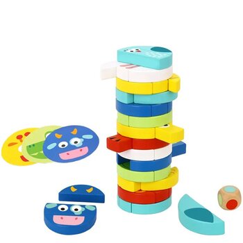 Tooky Toy Co Stacking Game - Animals