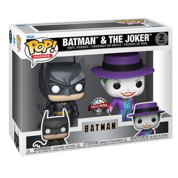 Funko POP Heroes Batman 1989 Joker Batman Toy Figures 16x21x9cm www.ozcosmetics