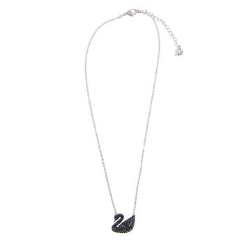 Swarovski Iconic Swan pendant Swan 5347329  - Medium, Black, Rhodium plated