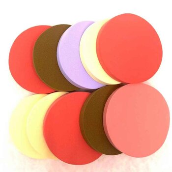LOUISA LOUISA Makeup sponge 10pcs special set (Random Color)(round shape)