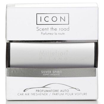 Icon Classic Silver Car Air Freshener - Silver Spirit