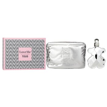 Tous Love Me The Silver Parfum Coffert : Eau De Perfum 90ml + Bag