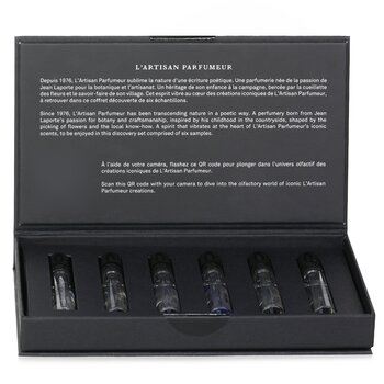 LArtisan Parfumeur La Collection Discovery Coffret: Mule e Musk +Passage Danfe l+Histoile De Orange+Chasse Au Papion+Anne De Bretagne+Fu Absinth