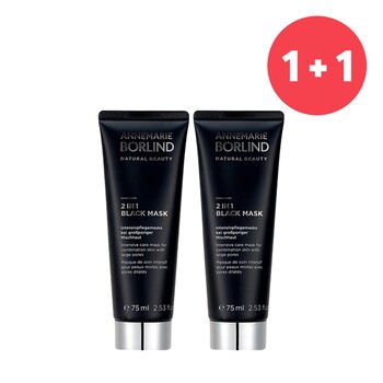 ?1+1 Set?2 In 1 Black Mask - Intensive Care Mask For Combination Skin with Large Pores