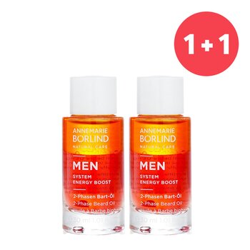 ?1+1 Set?Men System Energy Boost 2-Phase Beard Oil
