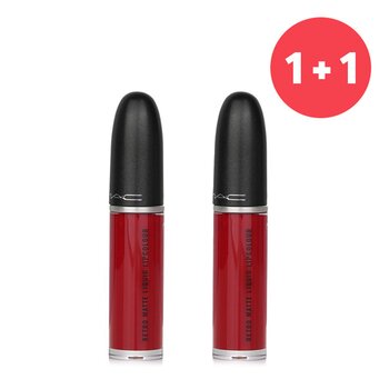 ?1+1 Set?Retro Matte Liquid Lipcolour - # 105 Feels So Grand (Deep True Red)