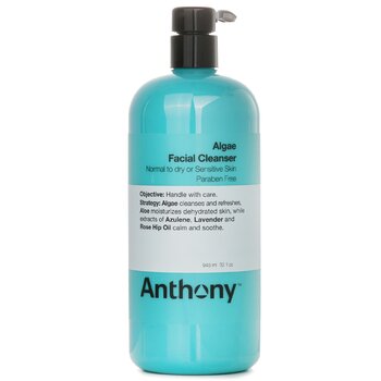 Anthony Logistics For Men Algae Facial Cleanser (Normal To Dry Or Sensitive Skin)
