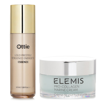 Elemis Elemis Pro-Collagen Marine Cream 50ml X Ottie Gold Prestige Resilience Energetic Essence 50ml