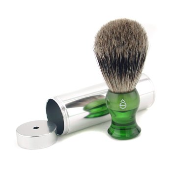 Travel Brush Fine With Canister - Green