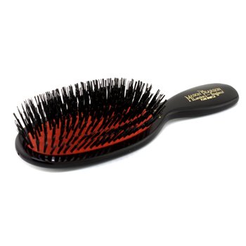 Boar Bristle - Pocket Sensitive Pure Bristle Hair Brush (Dark Ruby)