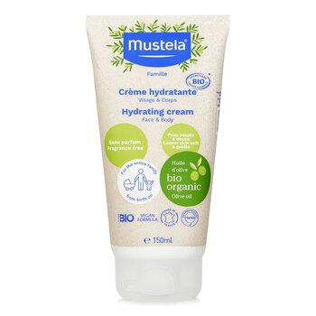 Mustela Organic Hydrating Face And Body Cream with Olive Oil (Fragrance Free)